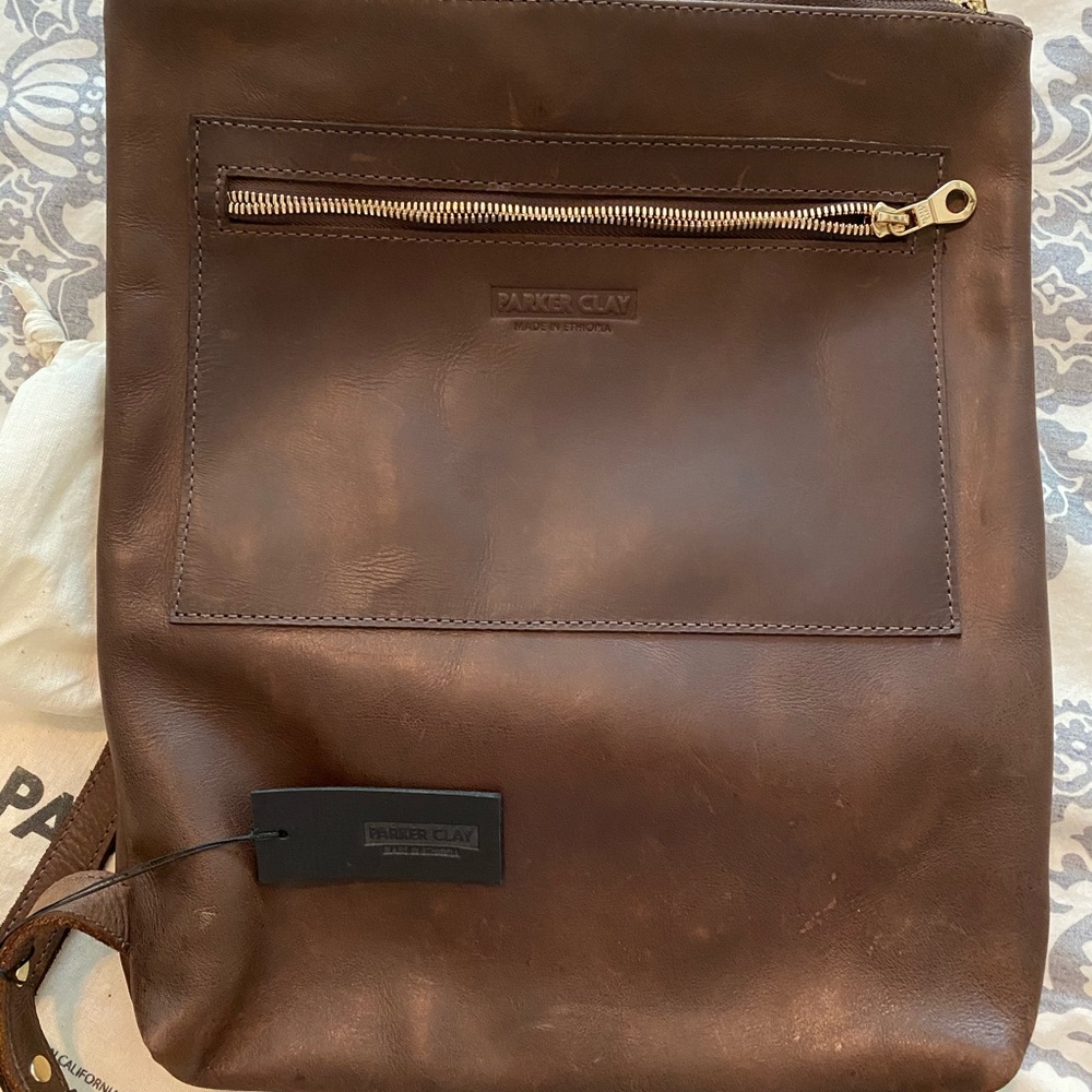 Parker Clay Miramar Leather Backpack
